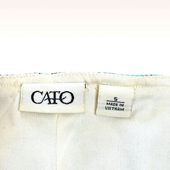 Y2K Teal Green Paisley Boho Skirt Asym Hem Rayon Elastic Waist Size M - Picture 6 of 8